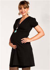 Milky Way - Yvette Pleated Nursing Dress
