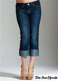 Mavi - Nicky Azur Cuffed Capri - ON SALE