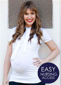 Quack Nursingwear - Kyle Tie Top in Coloured Dots