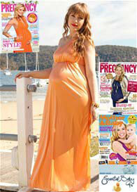 Trimester™ - Sunset One Shoulder Maxi Dress
