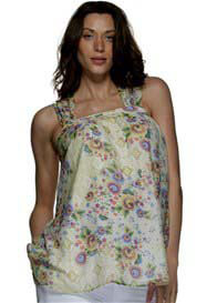 NOM - Angelina Print Babydoll Maternity Top - ON SALE