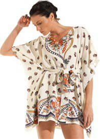 LIL Designs - Vintage Print Square Maternity Kaftan