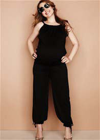 LIL Designs - Tie Top Maternity Jumpsuit