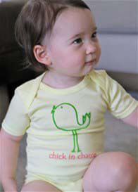 2 chix - Chick in Charge Onesies