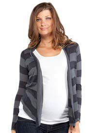 NOM - Scout Striped Maternity Cardigan