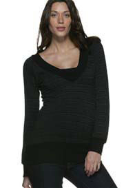 NOM - Georgia V-Neck Maternity Sweater