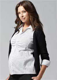 Ripe Maternity - Striped Career Maternity Shirt - ON SALE