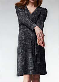 Soon Maternity - Madeline Long Sleeve Wrap Dress - ON SALE