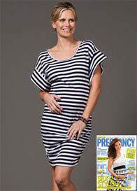 Trimester™ - Maritime Striped Dress 