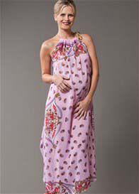LIL Designs - Chloe Gown in Pink Vintage Chiffon