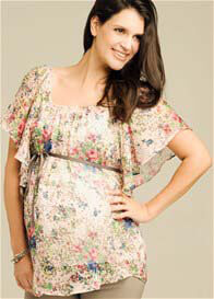 Ripe Maternity - Mosaic Chiffon Top - ON SALE