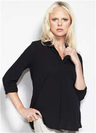 Slacks & Co - Munich Long Sleeve Navy Shirt