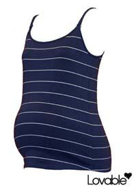 Lovable - Denim Blue Stripe Nursing Cami