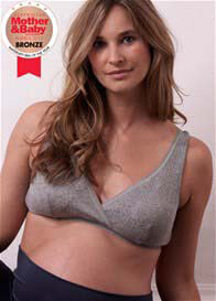 QueenBee® - Petra Nursing / Sleep Bra in Grey