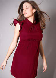 More of Me - Mini Dress Tunic in Burgundy - ON SALE
