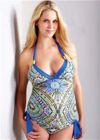 Maternal America - Tammy Tankini in Solar Print