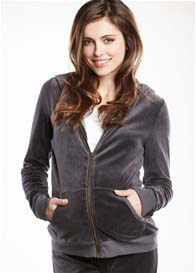 Maternal America - ZIP Velour Hoodie 