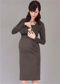 Mayreau - Pleated Nursing Dress - ON SALE