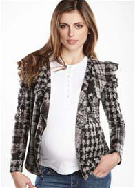 Maternal America - Pleated Sleeve Jacket