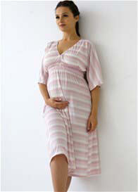 Belabumbum - Samantha Kimono Nursing Dress in Blush