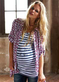 Queen mum - Voile Checked Blouse