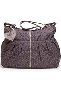 Babymel - Amanda Quilted Nappy Bag in Pewter