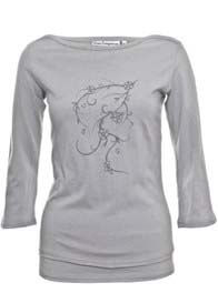 MamaFeelsGood - Blossom Grey Nursing Shirt