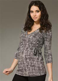 Ripe Maternity - Linea Ballet Wrap Nursing Top