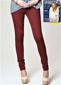 Mavi - Reina Mountain Red Skinny Jeans
