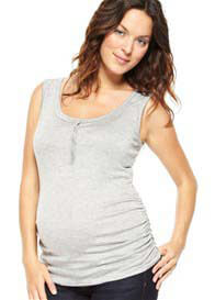 NOM - Grey Nursing Tank Top
