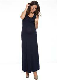NOM - Navy Nursing Maxi Dress
