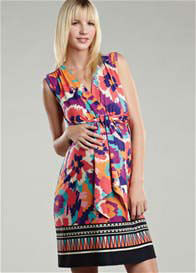 Maternal America - Border Print Dress - ON SALE
