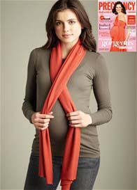 Maternal America - Orange Nursing Scarf