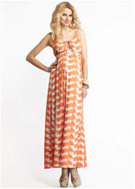 More Of Me - Olivia Orange Dot Maxi Dress