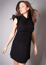 More Of Me - Black Silk Mini Dress