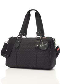 Babymel - Ella Black Quilted Nappy Change Bag