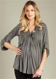Maternal America - Pleated Tunic -  ON SALE 