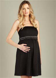 Maternal America - Strapless Jewelled Dress