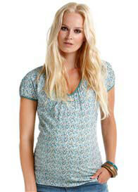 Esprit - Green Floral Top
