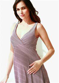 Belabumbum - Reversible Nursing Dress in Eggplant