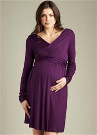 Maternal America - V-Neck Ruched Dress