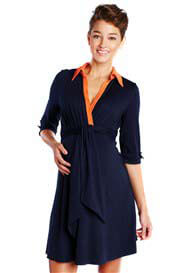 Maternal America - Front Tie Shirt Dress 