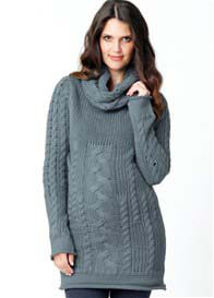 Ripe Maternity - Wool Blend Cable Knit Jumper
