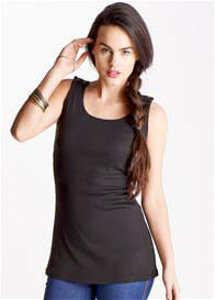Trimester™ - Gemma Nursing Tank in Black