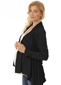 Quack Nursingwear - Joel Cardigan in Black