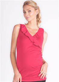 LA Made - Watermelon Ruffle Top