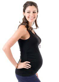 Trimester™ - Miracle Maternity Tank in Black