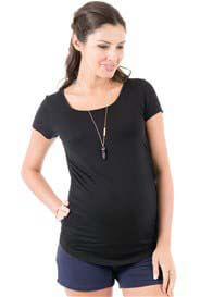Trimester™ - Dream Maternity Tee in Black