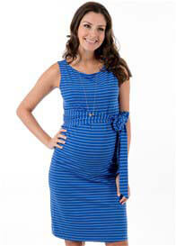 Trimester™ - Taylor Shift Dress in Blue Stripe
