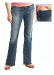 QueenBee - Dark Destructed Full Panel Maternity Jeans - ON SALE